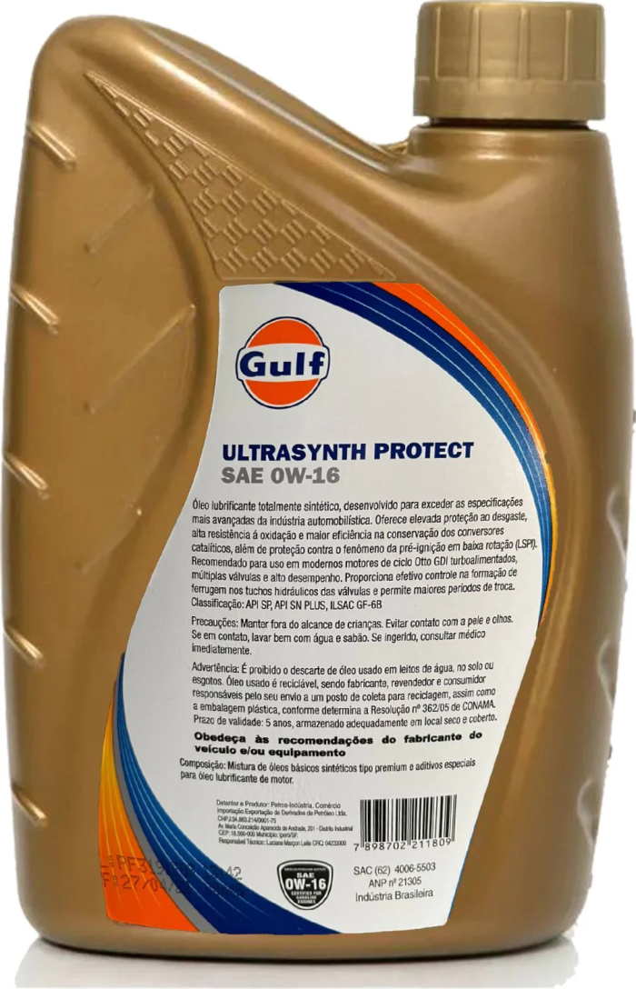 Gulf Ultrasynth Protect 0W16 - Image 2